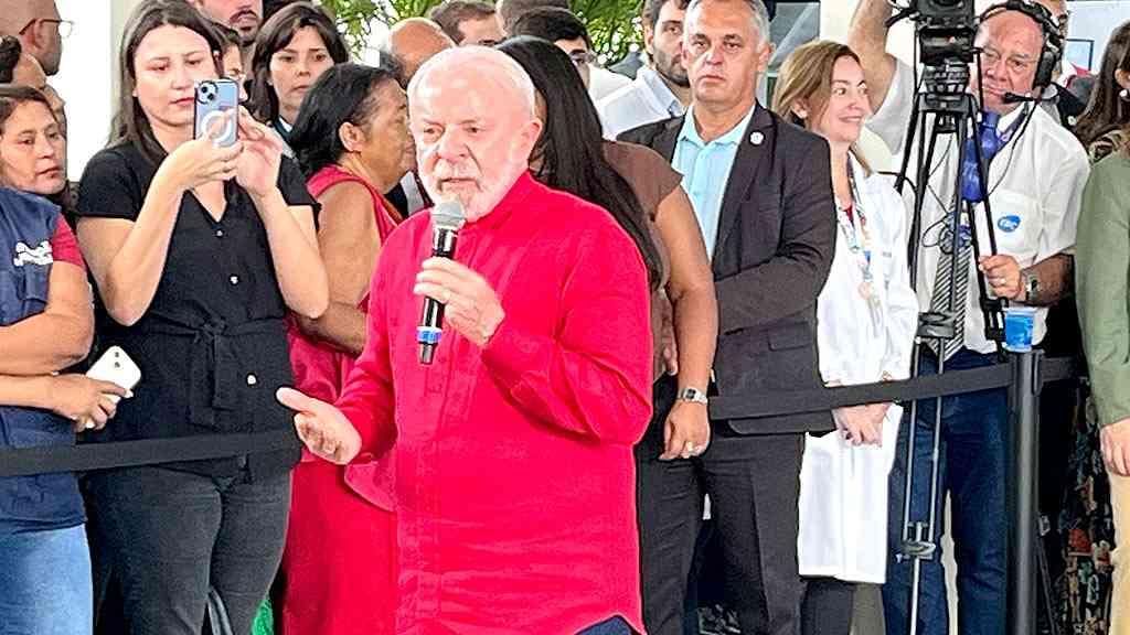 Lula responde às agressões de Trump com veto à visita de assessor | Na inauguração de uma ala do Hospital do Andaraí, Zona Norte do Rio, Lula elevou o tom contra os EUA