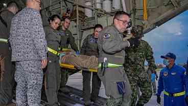 Aumento de mortos em queda de avião militar na Colômbia