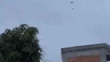 Granada de drone atinge casa na Vila Sapê