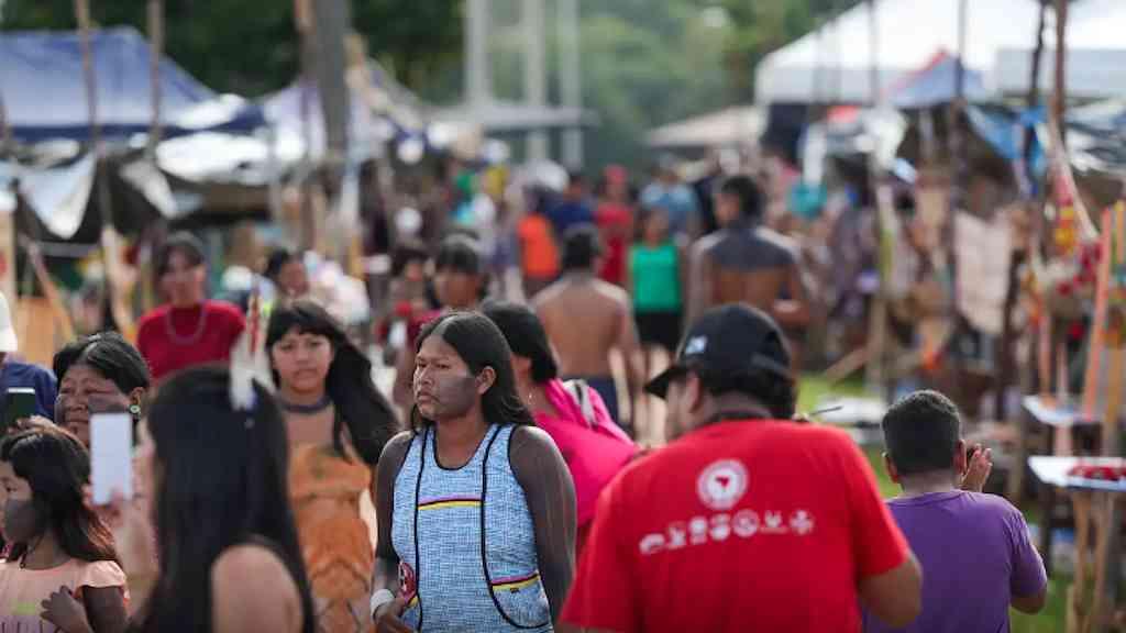 Evento indígena espera mais de 7 mil participantes | Indígenas chegaram a Brasília e montaram acampamento