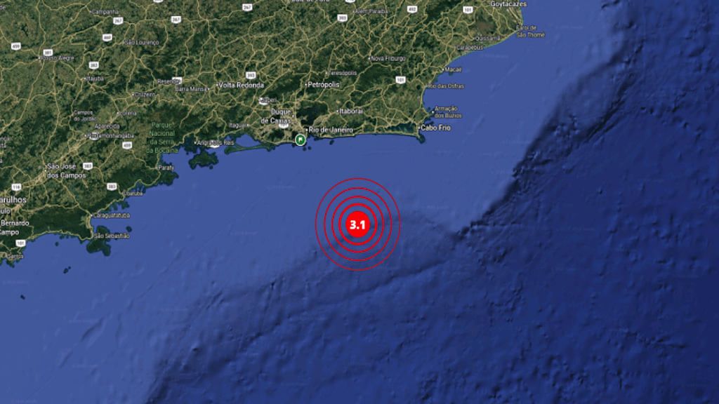 Especialistas monitoram novo tremor marítimo no Rio | Este é o segundo tremor identificado na região em menos de 48