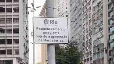 Rio intensifica combate ao comércio ambulante