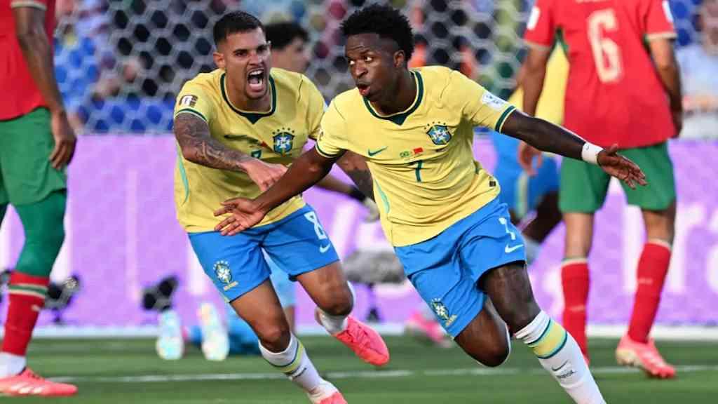 Vini Jr. brilha, mas Brasil fica no empate com Marrocos