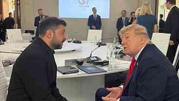 Trump busca acordo de paz com a Rússia no G7