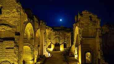 Termas de Caracalla retomam visitas noturnas