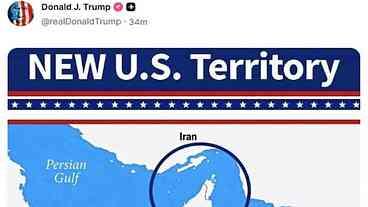 Trump provoca ao retratar Ormuz como território dos EUA