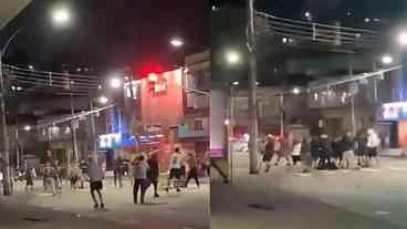 Torcidas de Vasco e Flamengo entram em confronto na Ilha