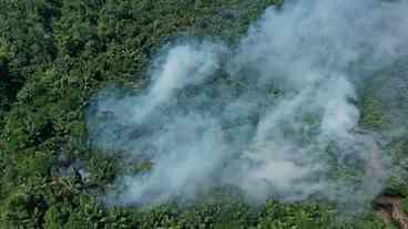 Fumaça das queimadas faz poluição disparar em Manaus