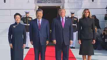 Trump recebe Xi Jinping para reunião em Washington