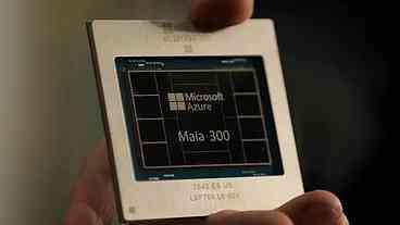 Microsoft revela chip Maia 300 para expandir infraestrutura de IA