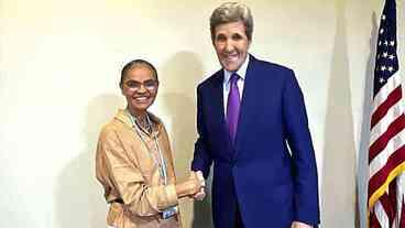 Marina e John Kerry retomam agenda ambiental entre Brasil e EUA