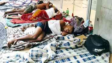 População abandonada nas ruas do Rio é cada vez maior