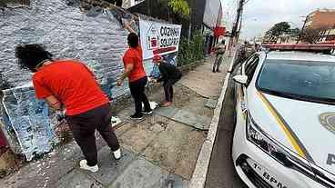 MTST ocupa imóvel abandonado para construir cozinha solidária no RS