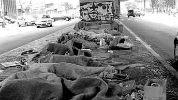 Miséria fica mais visível nas ruas das grandes cidades do país