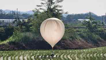 Seul acusa Coreia do Norte de enviar mais de 250 balões com lixo e fezes