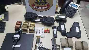 PF reprime crime de tráfico e comércio ilegal de armas de fogo
