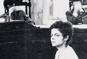 Dilma, durante depoimento em tribunal à época da ditadura civil-militar