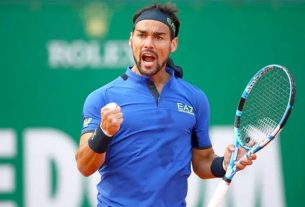 O tenista italiano Fabio Fognini chega ao topo da carreira, ao vencer em Monte Carlo