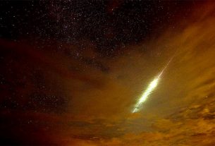 O objeto brilhante cruzou os céus de uma região remota na Rússia, na madrugada deste domingo