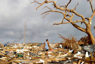 O furacão Dorian deixou regiões inteiras das Bahamas totalmente destruídas