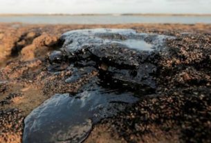 Shell nega que o conteúdo original dos tambores localizados na Praia da Formosa, no Sergipe, não tem relação com o óleo cru encontrado nas praias do Nordeste