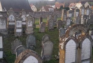 Cerca de 107 túmulos do cemitério de Westhoffen foram profanados