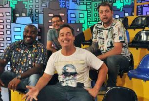 Elenco do programa Encrenca, da Rede TV!