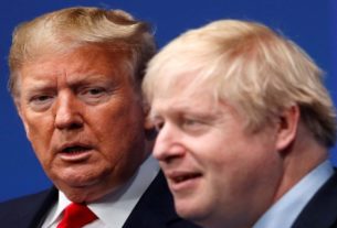 Donald Trump repreendeu o primeiro-ministro do Reino Unido, Boris Johnson