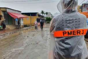 PM atua em áreas da capital atingidas pelo temporal