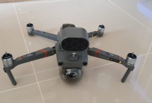 Drone com alto-falante circulará orientando os cidadãos da importância de ficar em casa