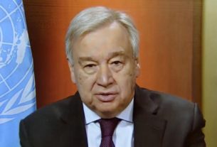 "Quarentenas podem colocar muitas mulheres à mercê de parceiros abusadores", diz Guterres