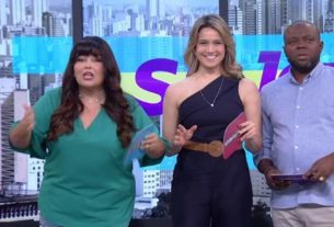 Fabiana Karla, Fernanda Gentil e Érico Brás, os apresentadores do "Se Joga"