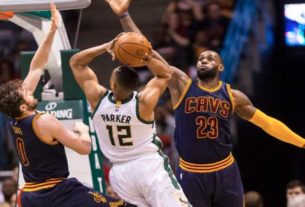 Partida entre Cleveland Cavaliers e Milwaukee Bucks