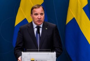 O premiê sueco Stefan Löfven. Governo do país foi alvo de críticas durante a pandemia