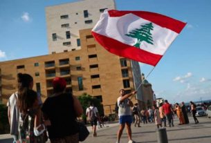 Protestos em Beirute