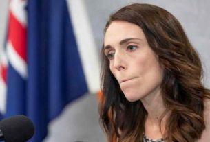 Primeira-ministra da Nova Zelândia, Jacinda Ardern, em Christchurch