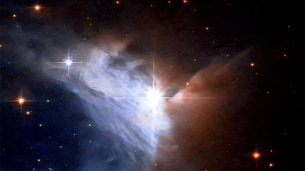 Nebulosa,cabeça de cavalo