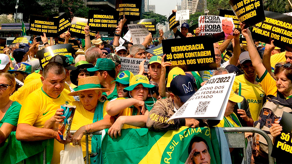 Bolsonaristas,avenida paulista